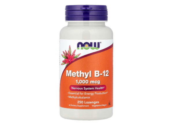 NOW Foods, Methyl B12, 1.000 mcg, 250 Lutschtabletten