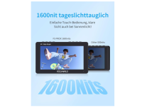 FEELWORLD F5PROX Kamera Field Monitor 5.5 Zoll 1600Nit Touchscreen Einbausatz
