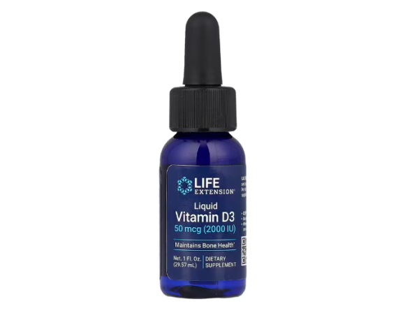 Life Extension, Liquid Vitamin D3, flüssiges Vitamin D3, 50 mcg (2.000 IU), 29,57 ml
