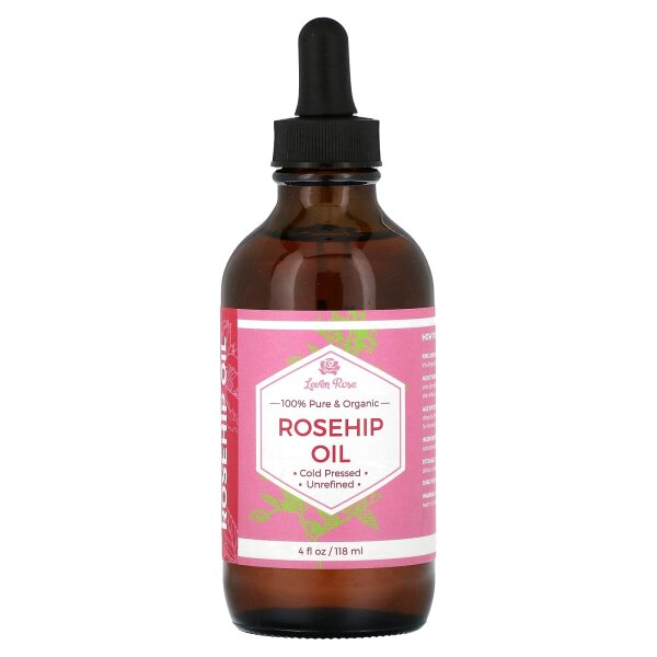 Leven Rose, 100% Pure & Organic, Hagebuttenöl, 118 ml