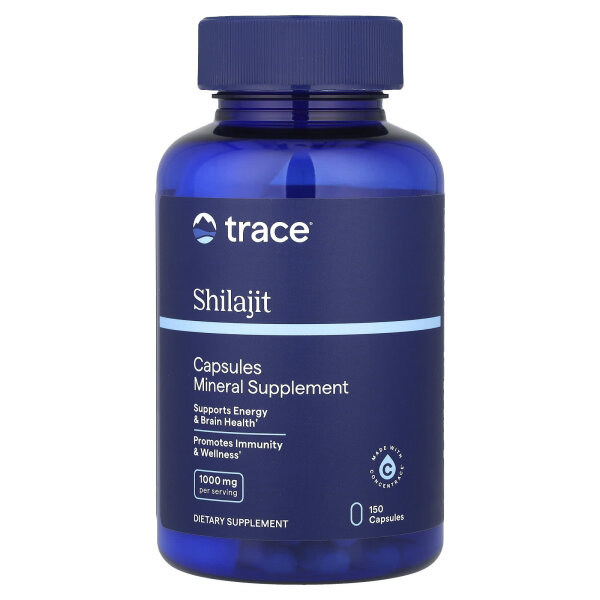 Trace, Himalayan Shilajit, hochwirksames Himalaya-Shilajit, 1.000 mg, 150 Kapseln
