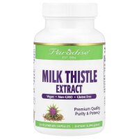 Paradise Herbs, Milk Thistle Extract, Mariendistelextrakt, 120 pflanzliche Kapseln (250 mg pro Kapsel)
