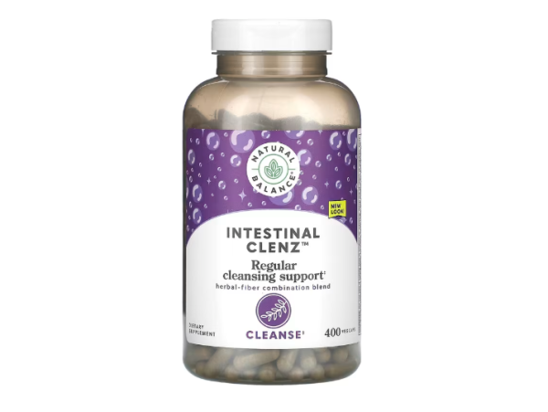 Natural Balance, Darmreinigung, Reinigung, 400 pflanzliche Kapseln