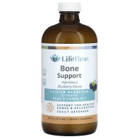 LifeTime Vitamins, Bone Support, Unterstützung der Knochengesundheit, Heidelbeere, 473 ml
