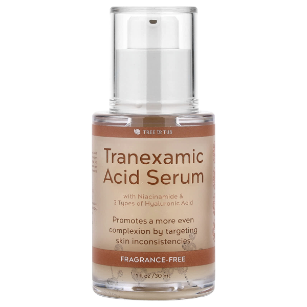 Tree To Tub, Serum mit Tranexamsäure, ohne Duftstoffe, 30 ml
