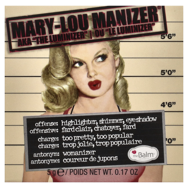 theBalm Cosmetics, Mary-Lou Manizer®, Highlighter, Shimmer, Lidschatten, 5 g