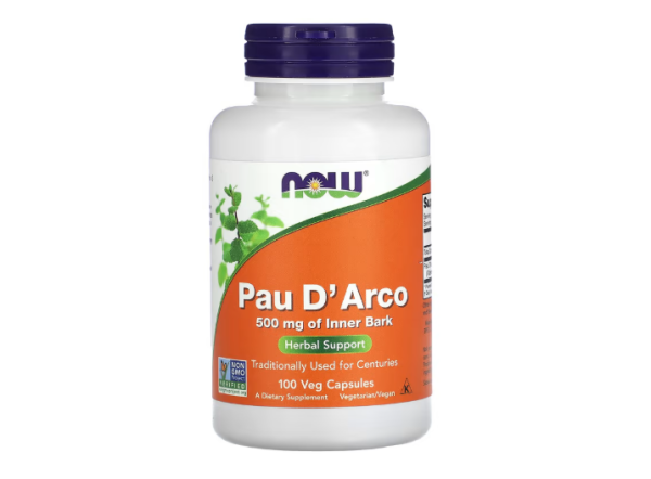 NOW Foods, Pau DArco, 500 mg, 100 pflanzliche Kapseln
