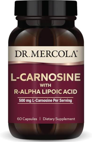 Dr. Mercola, L-Carnosine mit R-Alpha Liponsäure, 500 mg, 60 Kapseln