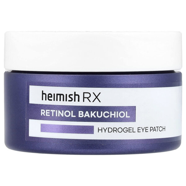 Heimish, Retinol-Bakuchiol-Hydrogel-Augenpads, 60 Pads, je 1,4 g