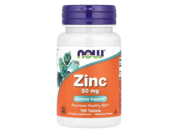 NOW Foods, Zink, 50 mg, 100 Tabletten - DE Versand via DHL