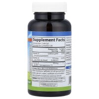 Carlson, Vitamins A – D3 – K2, Vitamine A – D3 – K2, 120 Weichkapseln