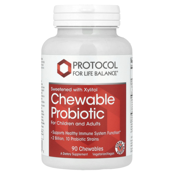 Protocol for Life Balance, Kaubares Probiotikum, 90 Kautabletten