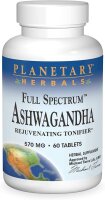 Planetary Herbals Full Spectrum, Ashwagandha 570mg 60...
