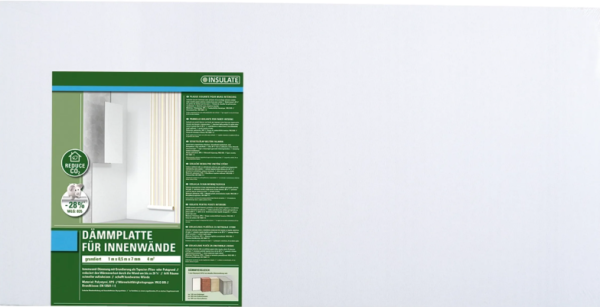 Climapor Dämmplatte grundiert 1 x 0,5 m Stärke 7 mm Reichweite 4 m²