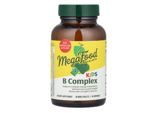 MegaFood, Kids B Complex, B-Komplex für Kinder, 30 Minitabletten
