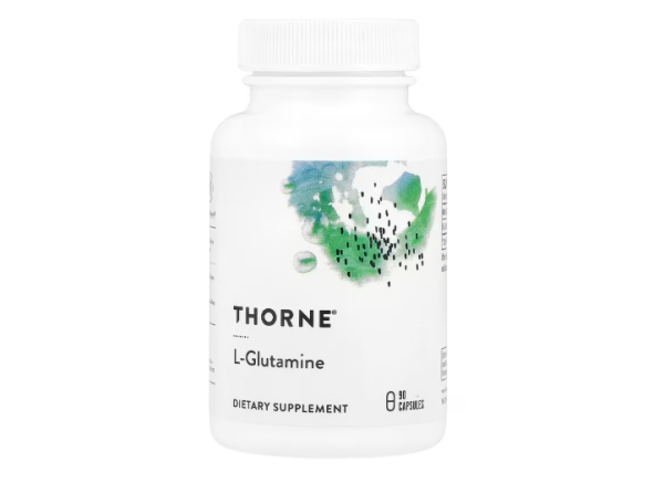 Thorne, L-Glutamin, 90 Kapseln (500 mg pro Kapsel) - DE Versand via DHL
