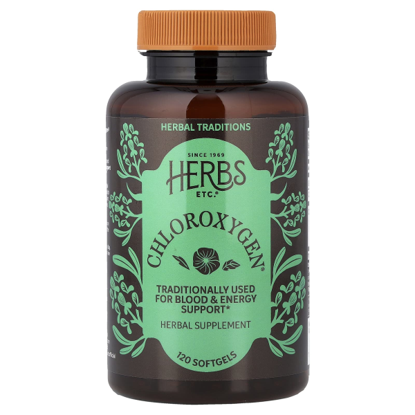 Herbs Etc., ChlorOxygen®, 120 Weichkapseln - DE Versand via DHL