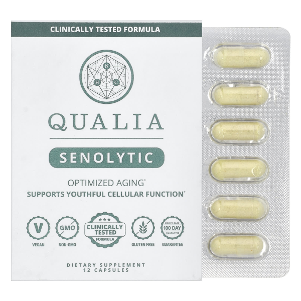 Qualia, Senolytic, 12 Kapseln - DE Versand via DHL