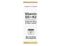 California Gold Nutrition, Vitamin D3 + K2 als MK4, 25...