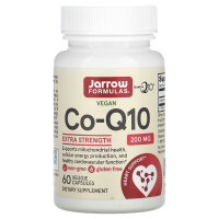 Jarrow Formulas, Vegan Co-Q10, Veganes CoQ10, 200 mg, 60 pflanzliche Kapseln