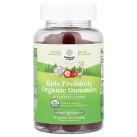 Natures Craft, probiotische Bio-Fruchtgummis für Kinder, Erdbeere, 60 Fruchtgummis
