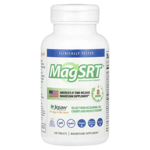 Jigsaw Health, MagSRT®, Magnesium, 240 Tabletten - DE Versand via DHL