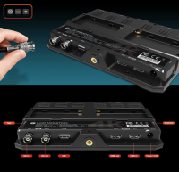 LILLIPUT H7S 7 "Ultra-Helligkeits-On-Camera-Monitor mit 3G-SDI und 4K HDMI