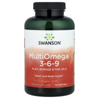 Swanson, MultiOmega 3-6-9, 120 Weichkapseln - DE Versand...