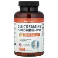 BioSchwartz, Glucosamine Chondroitin + MSM, 180 Kapseln