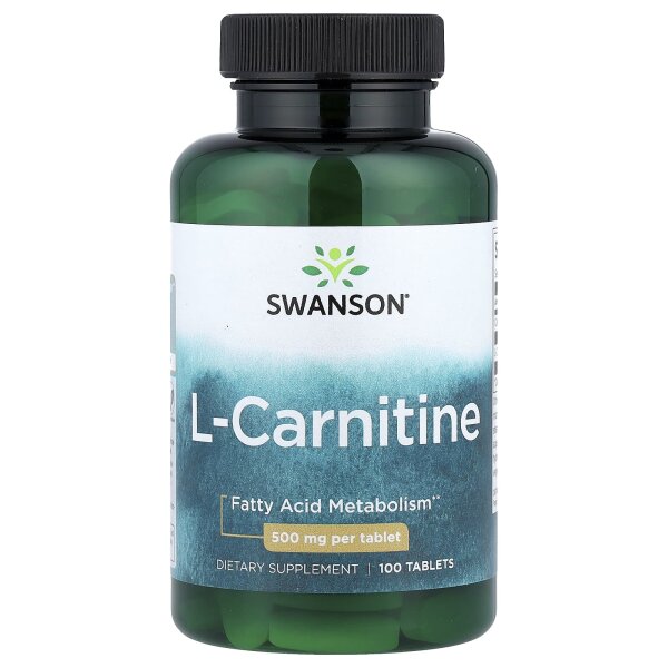Swanson, L-Carnitine, L-Carnitin, 100 Tabletten - DE Versand via DHL