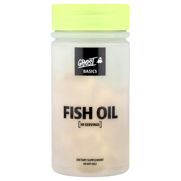 Ghost, Fish Oil, Fischöl, 60 Weichkapseln - DE Versand via DHL