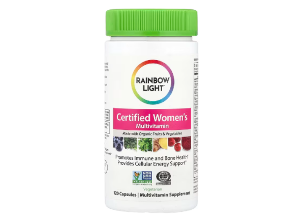 Rainbow Light, Zertifizierte Multivitamine für Frauen, 120 vegetarische Kapseln