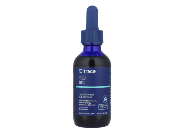 Trace, Ionic B12, natürliche Traube, 1.000 mcg, 59 ml