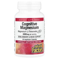 Natural Factors, Cognitive Magnesium, kognitives...