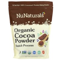 NuNaturals, Organic Cocoa Powder, Bio-Kakaopulver, 454 g