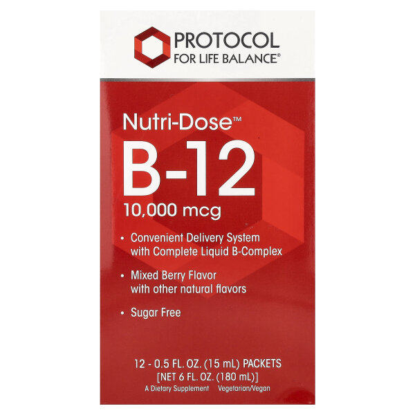 Protocol for Life Balance, gemischte Beeren, 12 Päckchen, je 15 ml