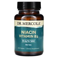 Dr. Mercola, Niacin, Vitamin B3, 50 mg, 270 Tabletten