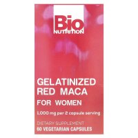 Bio Nutrition, gelatiniertes rotes Maca für Frauen,...