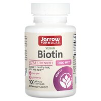 Jarrow Formulas, Biotin, 5.000 mcg, 100 pflanzliche Kapseln