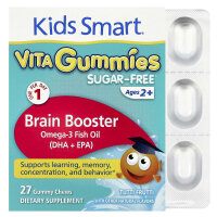 Kids Smart, DHA + EPA, Omega 3, ab 2 Jahren, Tutti Frutti, 27 Fruchtgummis