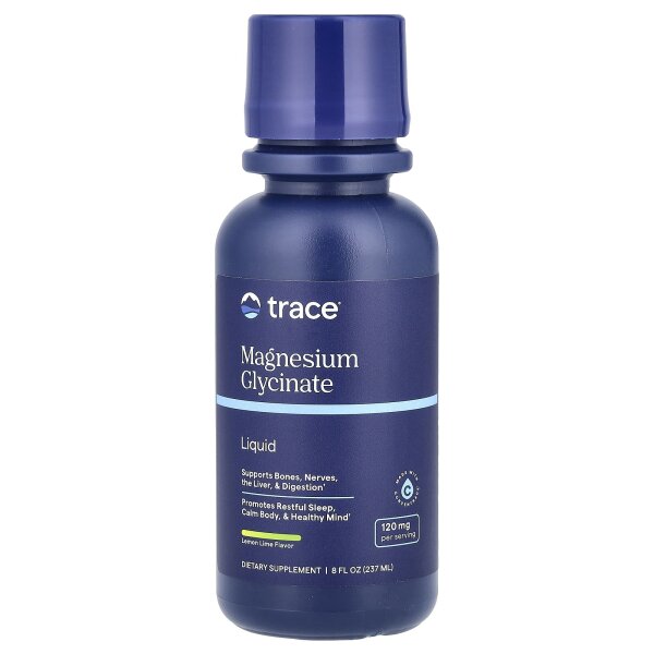 Trace, Liquid, Magnesium Glycinate, Flüssigkeit, Magnesiumglycinat, Zitronenlinie, 237 ml