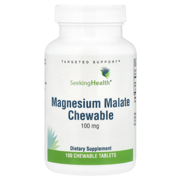 Seeking Health, Magnesium Malat Kautabletten, 100 mg, 100 Kautabletten