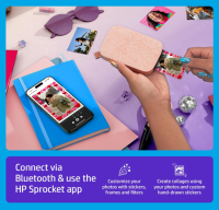 HP Sprocket Sofortbilddrucker Tragbarer Farbdrucker rosa