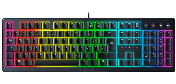 Razer Ornata V3 - Mecha-Membran-Tastatur Chroma RGB IT-Layout QWERTZ