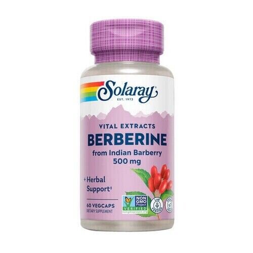 Solaray - Berberine from Indian Barberry, 500mg - 60 Kapseln