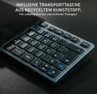 CHERRY KW 7100 MINI BT, Kompakt Multi-Device-Tastatur...