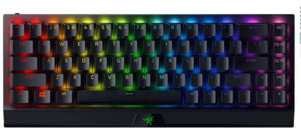 Razer BlackWidow V3 Mini HyperSpeed Gaming Tastatur US-Layout QWERTY
