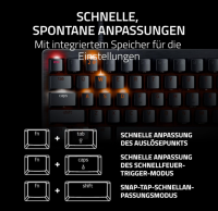 Razer Huntsman Mini  Gaming-Tastatur mit 60% Formfaktor UK QWERTY