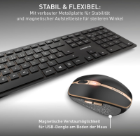 CHERRY DW 9100 Slim, Kabelloses Tastatur und Maus-Set...