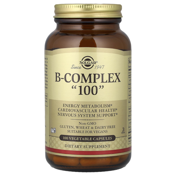 Solgar - B Komplex "100" - 100 vegetarische Kapseln